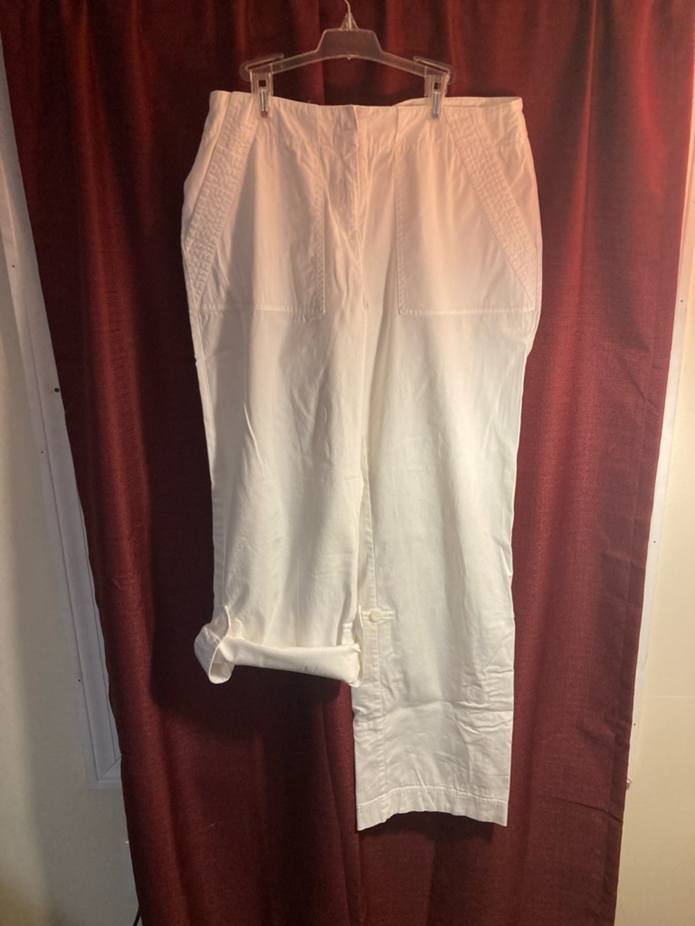White Cotton Pants